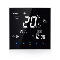 Thermostat BAC-2000ELZB Central Air Conditioning TUYA  ZIGBEE Intelligent Constant Temperature LCD Screen 5-95 (℃) Wireless Controller Fan Coil Unit Smart Home Controller Panel
