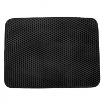 Pet Litter Mat EVA Waterproof Washable Cat Litter Trapper Mat  Foldable Cat Litter Mat Double Layer Mats