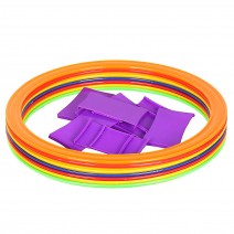 10pcs 28cm/38cm Agility Speed Ring Football Soccer Basketball Sport Training Rings Equipment